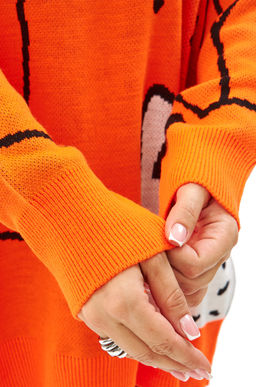 Женский удлиненный свитер оверсайз Happyfox - Happy fox фото 6