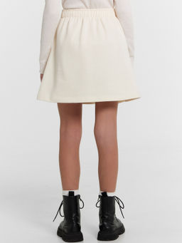 Юбка для девочки кремовая - Mark formelle фото 3