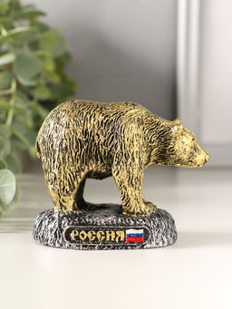 Фигурка «Медведь Россия», 7×8.5×4.5 см