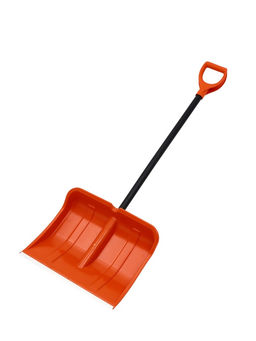 Лопата 500 х 375 мм, пластик, металлический черенок, оцинкованная планка Вьюга №2 Премиум