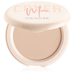 FOCALLURE Пудра для лица Covermax Two way cake Pressed Powder тон 01, 6,8 г