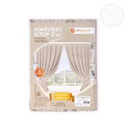 Шторы для кухни с подхватом Сопрано 145*180/Шторы: 2 шт.- 145*180, подхваты: 2 шт. Шторы АРТ ДИЗАЙН для кухни  фото 5