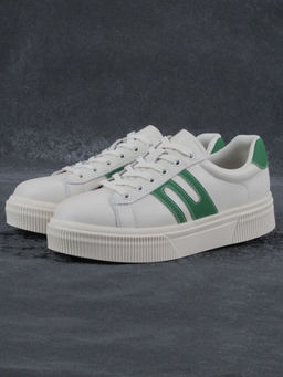 03-YC380-2 BEIGE Кроссовки женские (натуральная кожа)