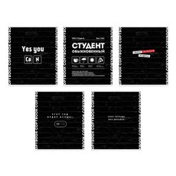 Тетрадь, 96 л, линия, арт. 63164/ 5 ТЕТРАДЬ НЕОБЫКНОВЕННАЯ мягкий переплёт (2 скобы), обложка - выбо