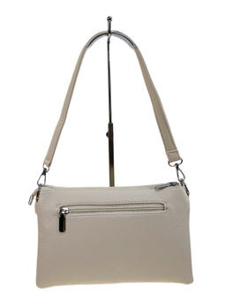 Женская сумка из искусственной кожи, цвет молочный - Greta фото 2