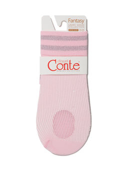 Цена за 2 пары. Носки Классические CONTE FANTASY (короткие, люрекс) 17С-122СП light pink - Conte elegant фото 3