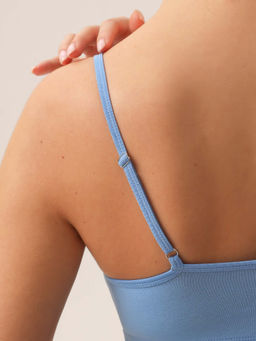 Базовый топ на тонких регулируемых бретелях - My фото 91