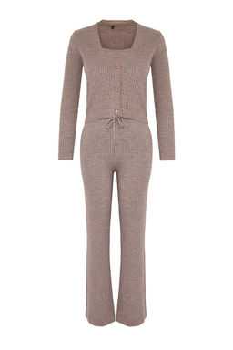 Vizon Fitillli Bluz H?rka Pantolon Triko Alt-Ust Tak?m TWOAW22AU0006