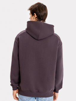 Худи мужское коричневое с печатью коричневый +печать 121794 - Mark formelle фото 3