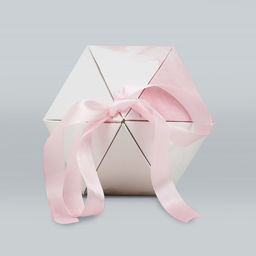 Цена за 5 шт. Переноска - шестиугольник для цветов Для тебя!, белая 15 х 35 х 15 см - Дарите счастье фото 4