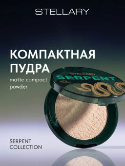 Пудра компактная Stellary Serpent 01 Beige Naga 9 г