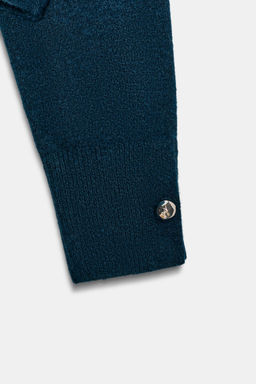 SOFT KNIT SWEATER WITH BUTTONS - Zara фото 7
