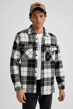 Рубашка Lumberjack с длинным рукавом в клетку обычного кроя - Defacto фото 4