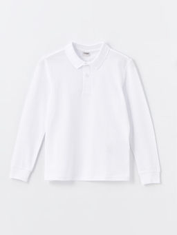 Polo Yaka Basic Uzun Kollu Erkek ?ocuk Ti??rt