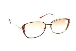 Готовые очки f- 1008 vine/gold тонировка +4