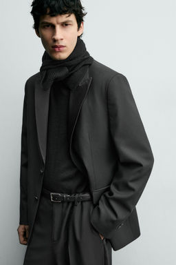 WOOL BLEND DINNER JACKET BLAZER - Zara фото 5