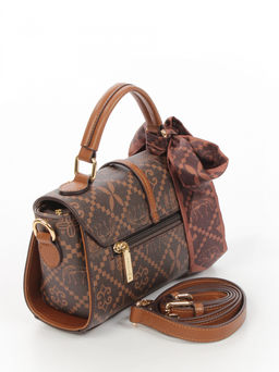 LACCOMA сумка АС153-Россия-шоколад эко кожа