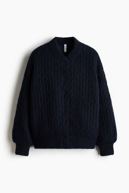 Chaqueta bomber en punto trenzado - H&m фото 2