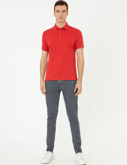 Nar _i_e_i Polo Yaka Slim Fit Basic Merserize T-shirt