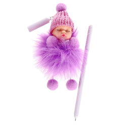 Ручка гелевая-прикол Calligrata «Пупс в шапочке», МИКС (штрихкод на штуке)