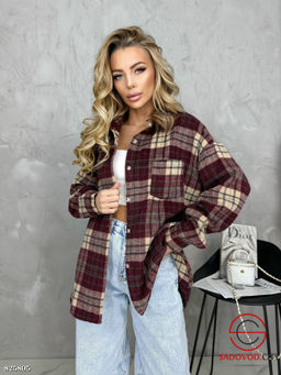 Рубашки оверсайз в клетку