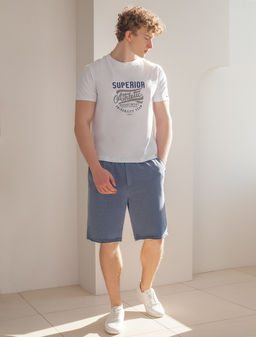 Шорты из эластичного футера - Vilatte фото 5