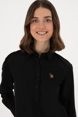 Kad_n Siyah Uzun Kollu Basic G_mlek Sepette S_rpriz _ndirim - U.s. polo assn фото 2