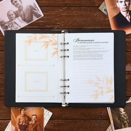 Родословная книга со встроенной флешкой 16 Gb «Книга всей семьи», 17.5×23 см.