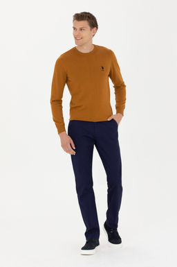 Мужской базовый свитер кокосового цвета - U.s. polo assn фото 11
