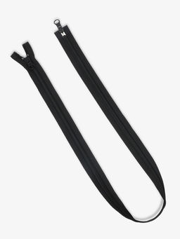 Цена за 5 шт. Молния «Спираль», №10, разъёмная, 2 замка, замки автомат, 110 см, чёрная