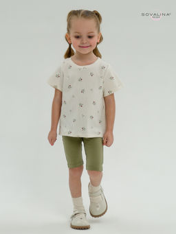 Костюм Актив бордовые тюльпанчики-оливка - Sovalina фото 10