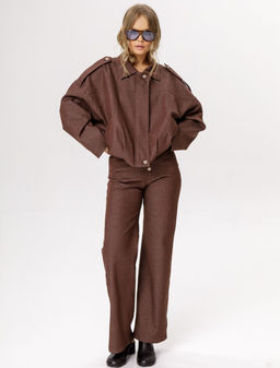 Брюки Pirs 6576 шоколадный