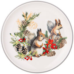 ТАРЕЛКА ЗАКУСОЧНАЯ AGNESS С НОВЫМ ГОДОМ! 21 СМ