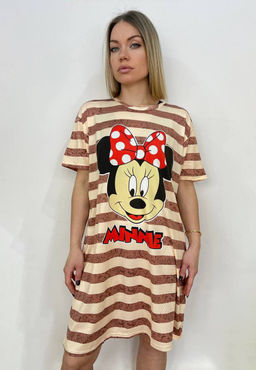 K11384 Домашняя сорочка ТМ_БЕЖЕВЫЙ