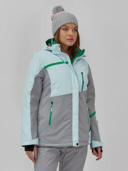 Горнолыжный костюм женский зимний голубого цвета 0709_1Gl - Chunmai фото 14