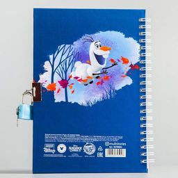 Записная книжка на замочке А5 "Эльза", Холодное сердце, 50 листов