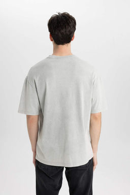 Футболка с короткими рукавами и круглым вырезом Rolling Stones Comfort Fit - Defacto фото 6