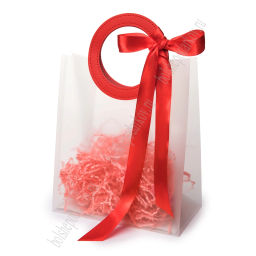 Пакет подарочный 23*27*13 см (12 шт) SF-8121, красный - Больше подарков фото 2
