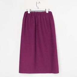 Полотенце банное Этель Парео с карманом 80*140 см. цв. темная сирень, 100% хл, вафля 240 г/м2  фото 9