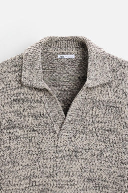 TEXTURED STITCH POLO SHIRT - Zara фото 8