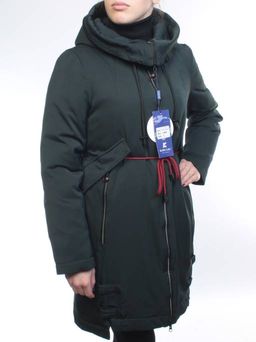 18602 DK. GREEN Пальто демисезонное женское (100 гр. синтепон)