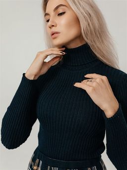 Джемпер полушерсть, водолазка ВОЛТРИ