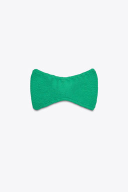 TEXTURED BIKINI TOP - Zara фото 4