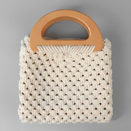 Ручки для сумки деревянные, 10×18 см, 2 шт., бежевые