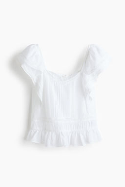 Blusa con detalles de encaje - H&m фото 3