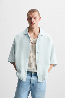 SHIRT WITH FLORAL EMBROIDERY - Zara фото 2