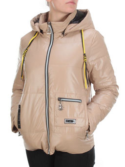 8260 BEIGE Куртка демисезонная женская BAOFANI (100 гр. синтепон) - Fashion фото 3