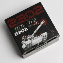 Коробка сборная 23 февраля, танк, 15 15 7 см - Дарите счастье фото 3