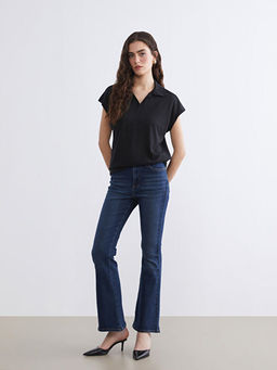 Flare Kad?n Jean Pantolon