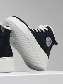 Ботинки 217.ALTAgr. черный замша/Шерсть